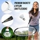 preview thumbnail 4 of 6, Patiassy Badminton Set for Backyard, Portable Badminton Net for Lawn Beach Family Games