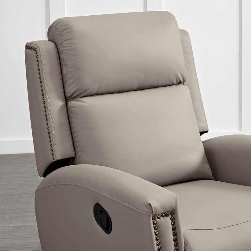 Jerome Swivel Glider Recliner Nursery Chair Manual Push Back Recliner