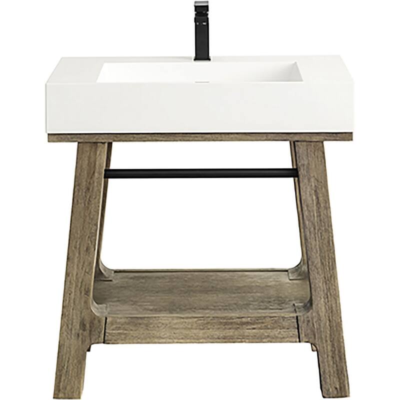 James Martin Vanities 165-V31.5-GW Auburn 31-1/2" Rectangular Hardwood
