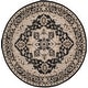 preview thumbnail 11 of 40, SAFAVIEH Handmade Chelsea Katerina French Country Wool Rug 8' Round - Black/Natural - Round