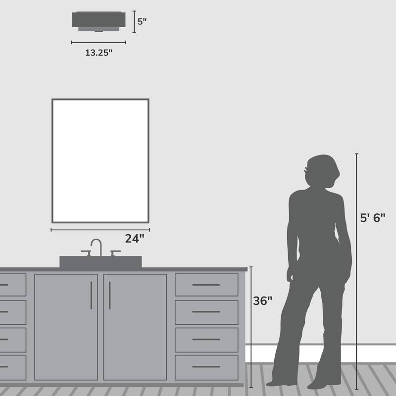 Hunter + Jasmine Roth Brookside 2-Light Flush Mount Ceiling Light - Hallway, Bathroom, Entry, Laundry - Transitional - Designer!