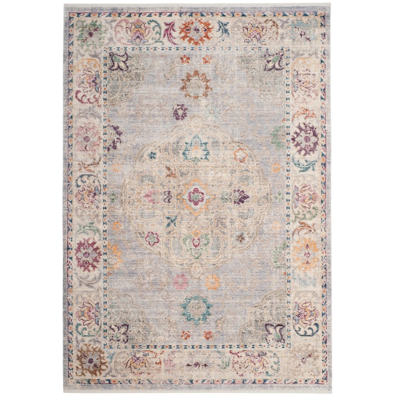 SAFAVIEH Illusion Lorri Vintage Boho Oriental Viscose Rug with