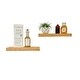 preview thumbnail 7 of 10, Del Hutson Designs True Floating Shelves, Set of 2, 16"