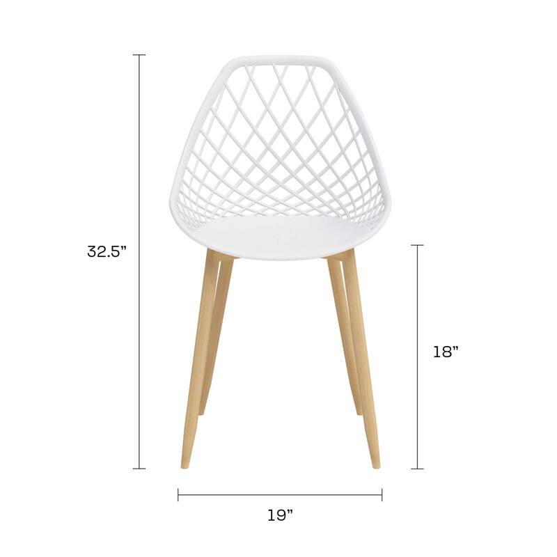 Jamesdar Kurv Mid-Century Dining Chair (Set of 2)