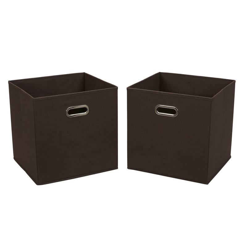 Household Essentials Fabric Storage Bins, Set of 2