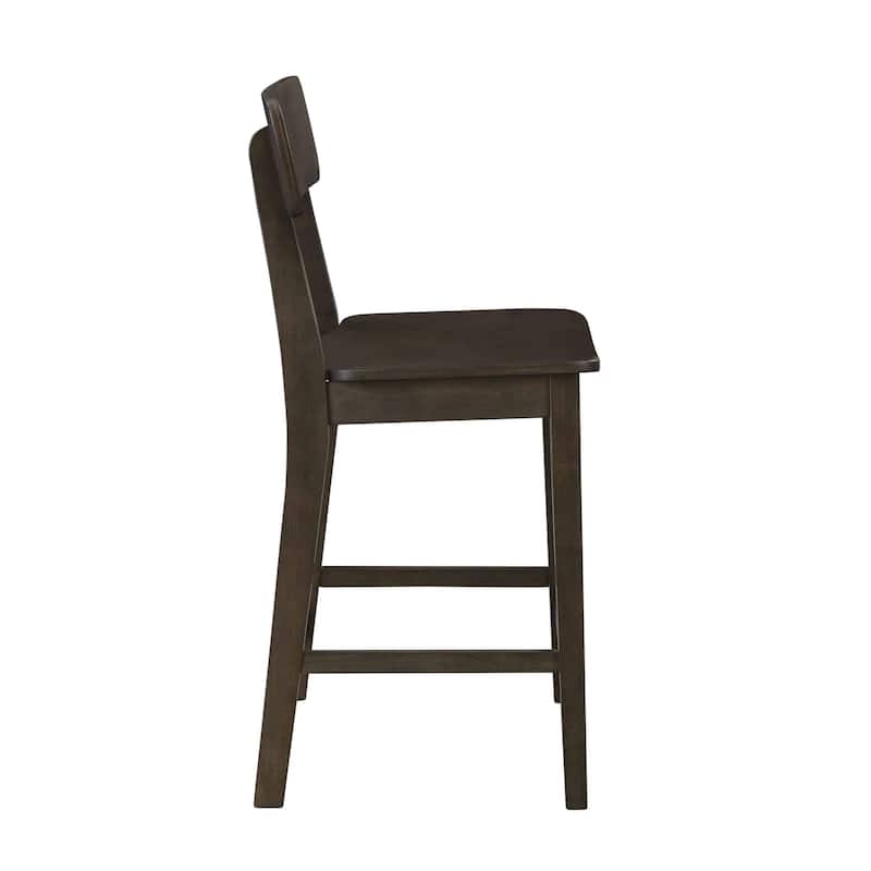 Rustic 24-inch Torino Wood Counter Stool