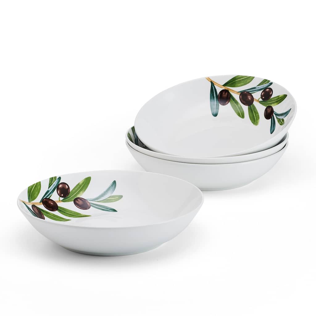 Studio Nova Olive Pasta Bowls, Set of 4