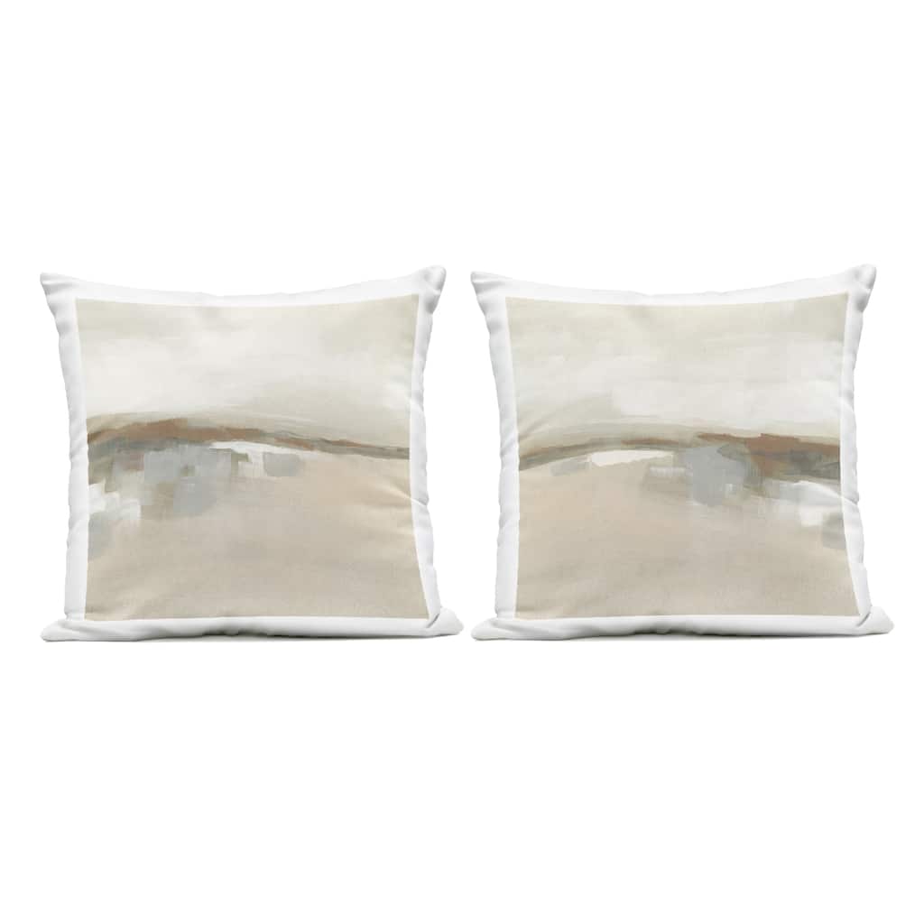 Stupell Earthy Landscape Impressions Printed Outdoor Throw Pillow Design by June Erica Vess (Set of 2)