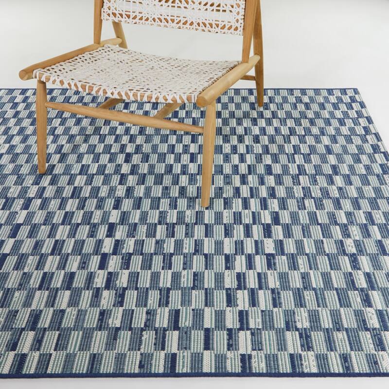 Joan Checkered Indoor/Outdoor Area Rug