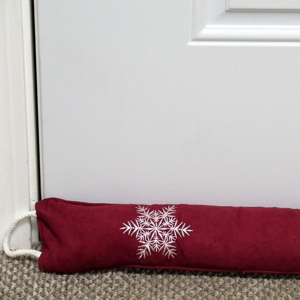Door/Window Draught Excluder Cushion by Dreams Gate Red 