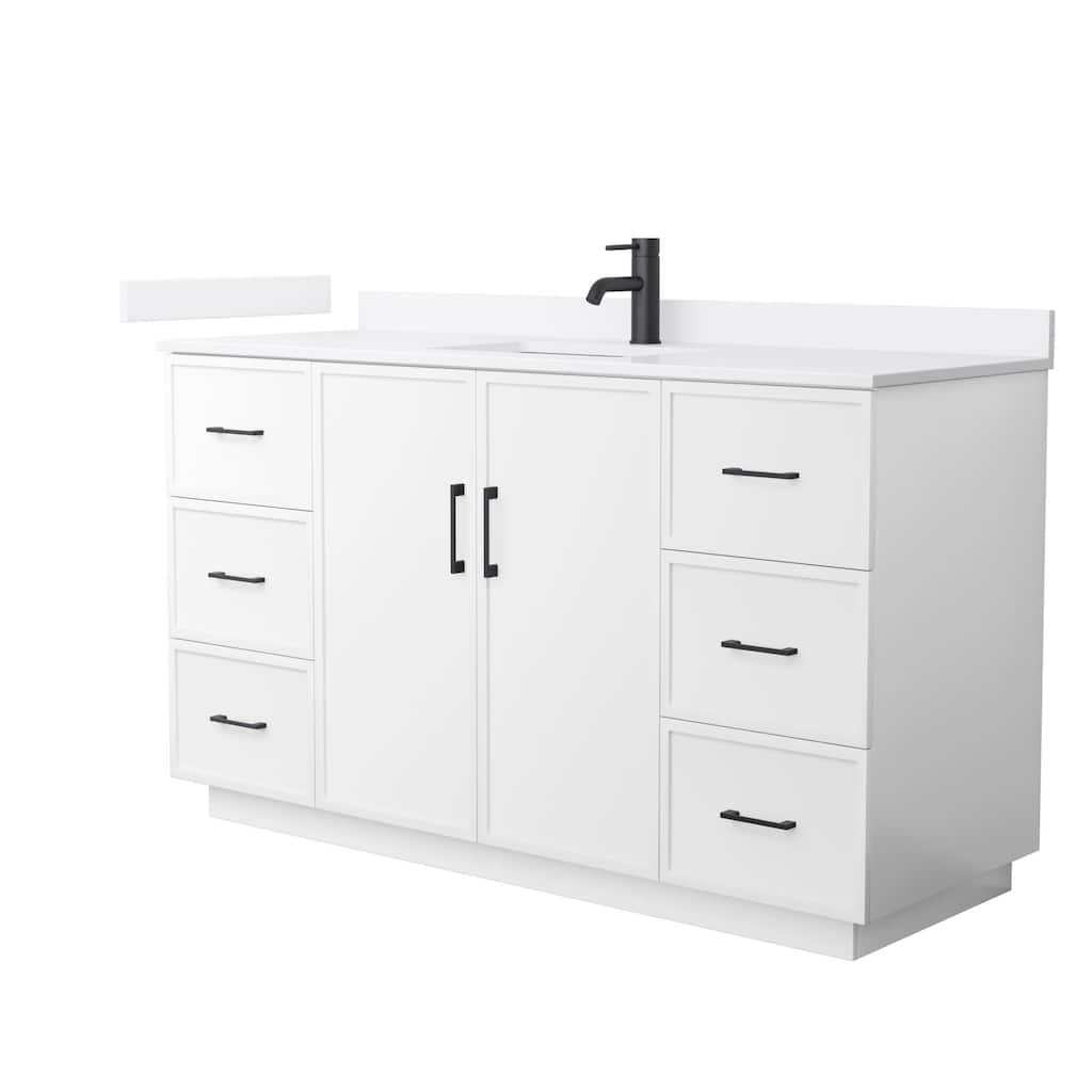 Wyndham Collection WCH7474-60S-QTZ-UNSMXX Elan TK 60" Free Standing