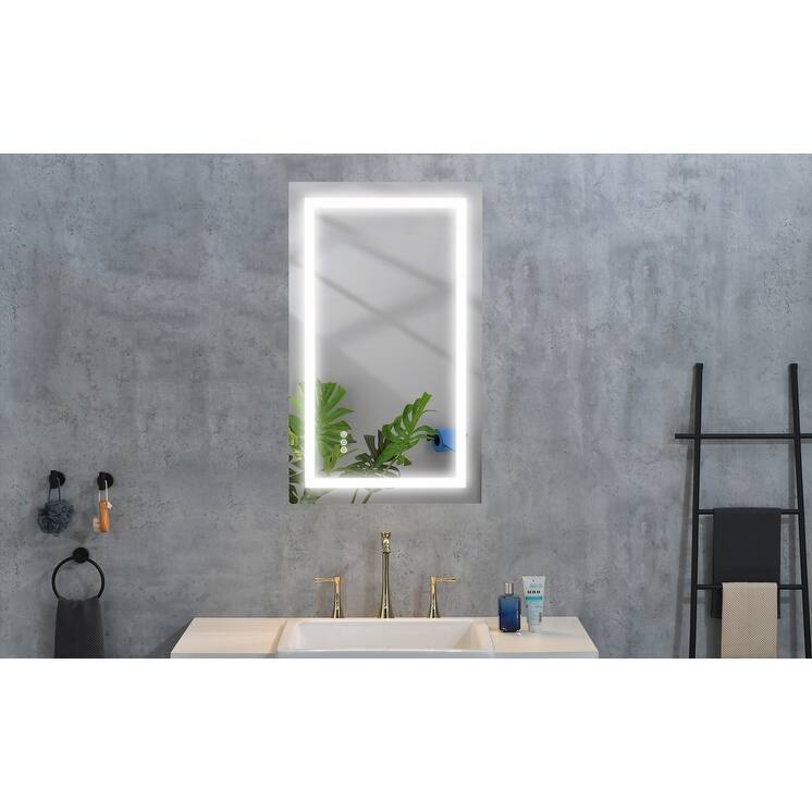 LED Bathroom Mirror with Front and Backlight