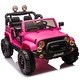preview thumbnail 20 of 47, Kids' 24V Electric Ride-On Car, High-Low Speed, Pull Rod Design, Multimedia Player, and Rear Suspension System