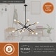 preview thumbnail 7 of 9, Vaxcel Lighting H0301 10 Light 35" Wide Sputnik Chandelier