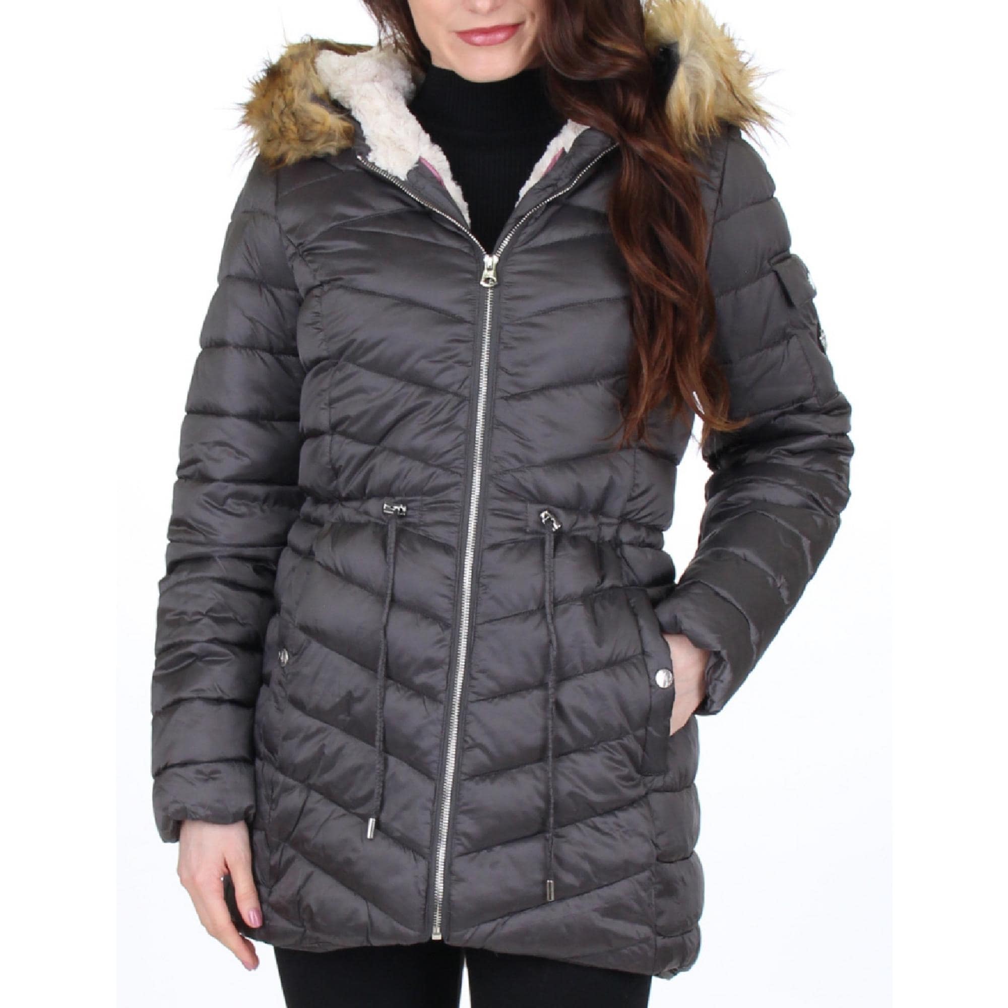 jessica simpson quilted jacket