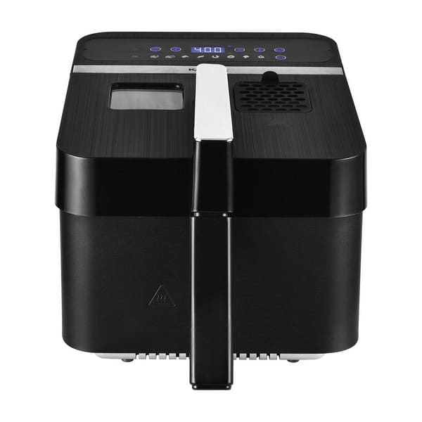 slide 2 of 6, Kalorik 2-in-1 Digital Air and Deep Fryer, Black Black