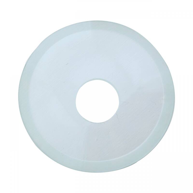 Waterfall Faucet Disk Replacement Clear Glass Disk for Waterfall Faucet Renovators Supply - White