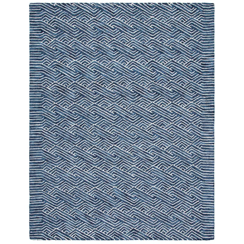 SAFAVIEH Handmade Micro-Loop Firica Modern Wool Rug