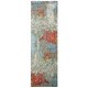preview thumbnail 5 of 11, SAFAVIEH Luxor Khanh Modern Abstract Ivory / Blue Rug 2'2" x 11' Runner - Ivory/Blue - Runner