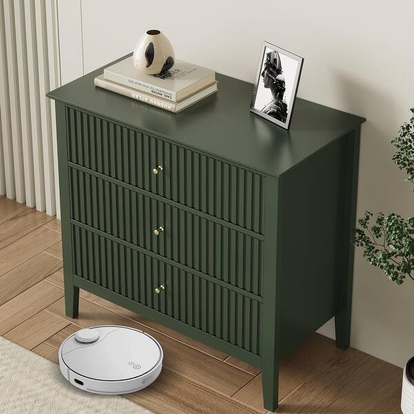 green 3 drawer dresser Classic 44" Laurel Green Wood 3-Drawer Kids Dresser with Door + Reviews