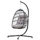 preview thumbnail 5 of 7, Sturdy and Weather-Resistant Hanging Egg Chair with Stand