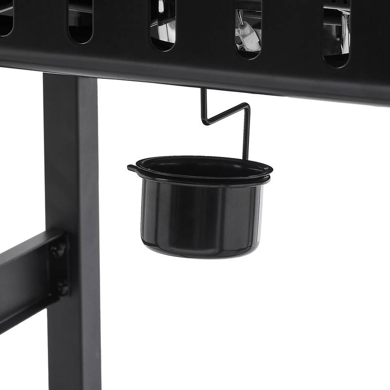 GDF Studio - Ridgewell Outdoor Propane Gas Grill with Side Burner