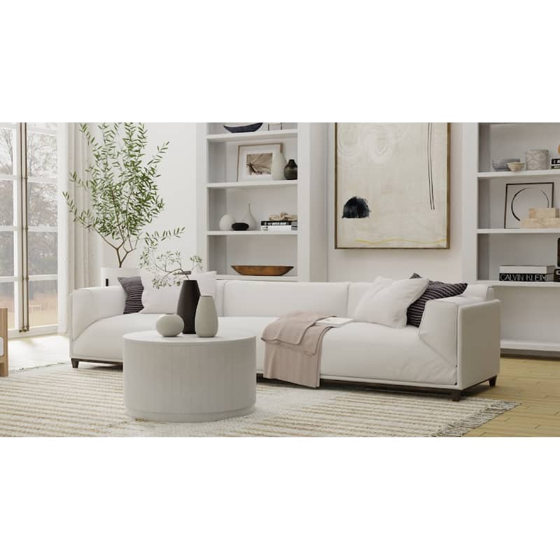 Carolina Living Krissa 30" Round Mango Wood Coffee Table