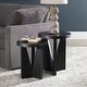 preview thumbnail 2 of 9, Uttermost Nadette Set of (2) Modern Rustic End Nesting Tables