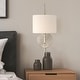 preview thumbnail 1 of 6, Hunter Horizon 1-Light Wall Sconce - Bedroom, Bathroom, Hallway, Living Room - Transitional Brushed Nickel