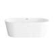 Option Glossy White with Chrome Trim