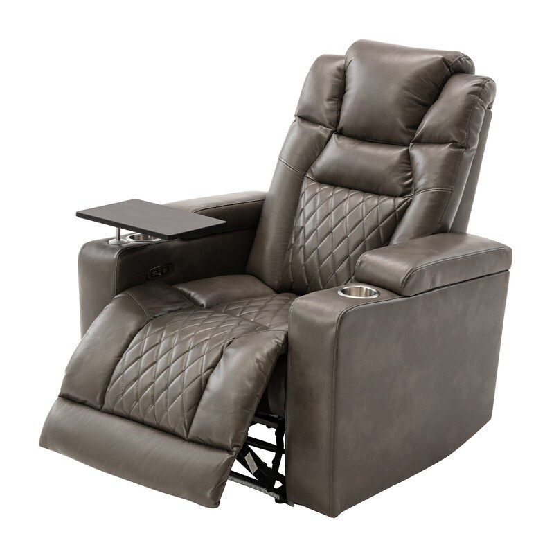 Theater recliner cheap with cup holder