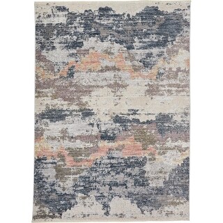 Dunlap Abstract Watercolor Transitional Area Rug - Bed Bath & Beyond ...