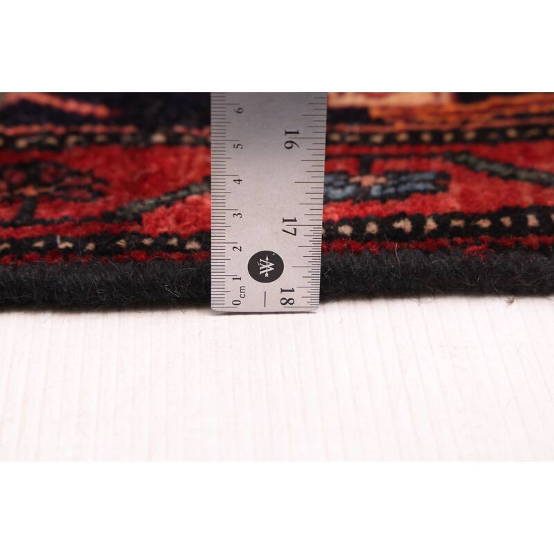 ECARPETGALLERY Hand-knotted Konya Anatolian Black, Red Wool Rug - 4'10 x 10'4