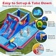 preview thumbnail 8 of 8, Costway Inflatable Water Slide Park Kids Bounce House Splash Pool - See Details
