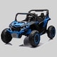 preview thumbnail 5 of 3, 24V Two-Seater Kids UTV Ride On with Remote, Shock Absorber, Large Wheels, Music, USB, LED Lights for 3+ Years Old Blue