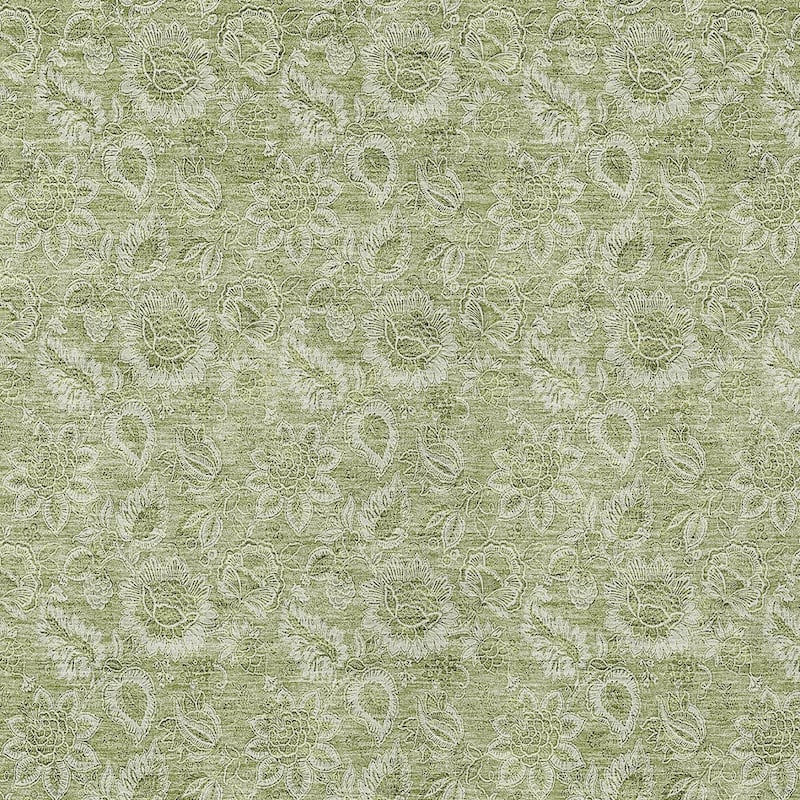 HomeRoots Floral Transitional Rectangle Outdoor Rug