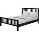 preview thumbnail 3 of 53, Hampton Wooden Platform Bed with Slatted Headboard and Footboard