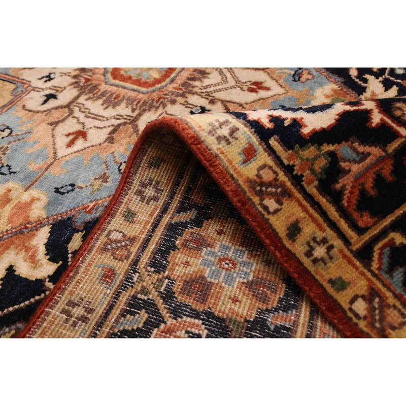 ECARPETGALLERY Hand-knotted Jules Sultane Dark Copper Wool Rug - 5'10 x 8'9