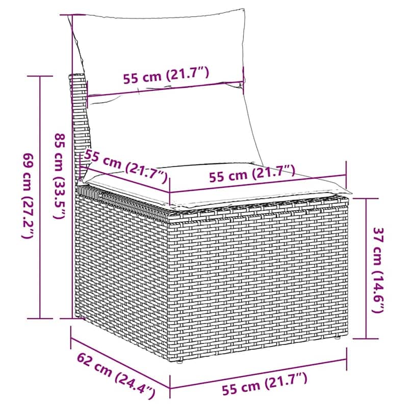 vidaXL Garden Sofa Set