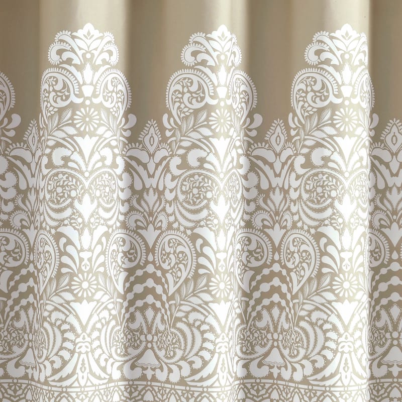 Lush Decor Boho Medallion Shower Curtain