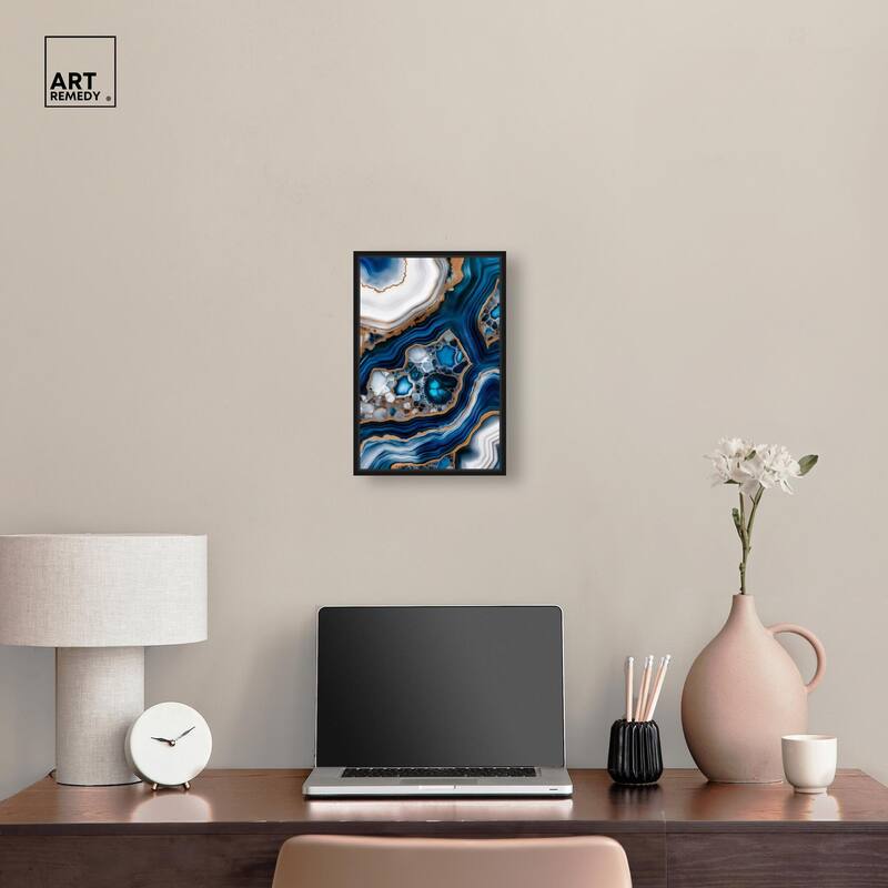 Azure Alveoli I Canvas by Art Remedy
