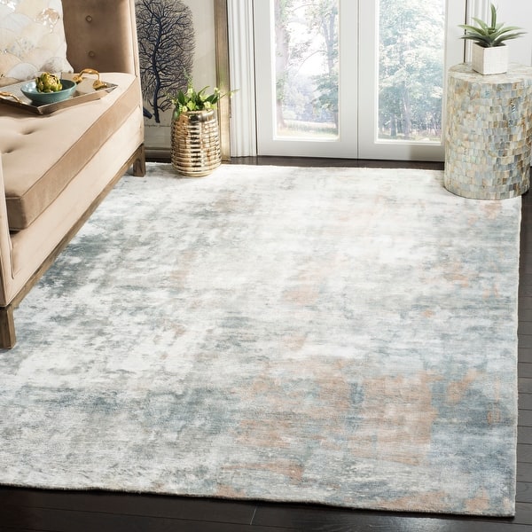 Shop Safavieh Handmade Mirage Dream Modern Abstract Viscose Rug On Sale Overstock 18510076