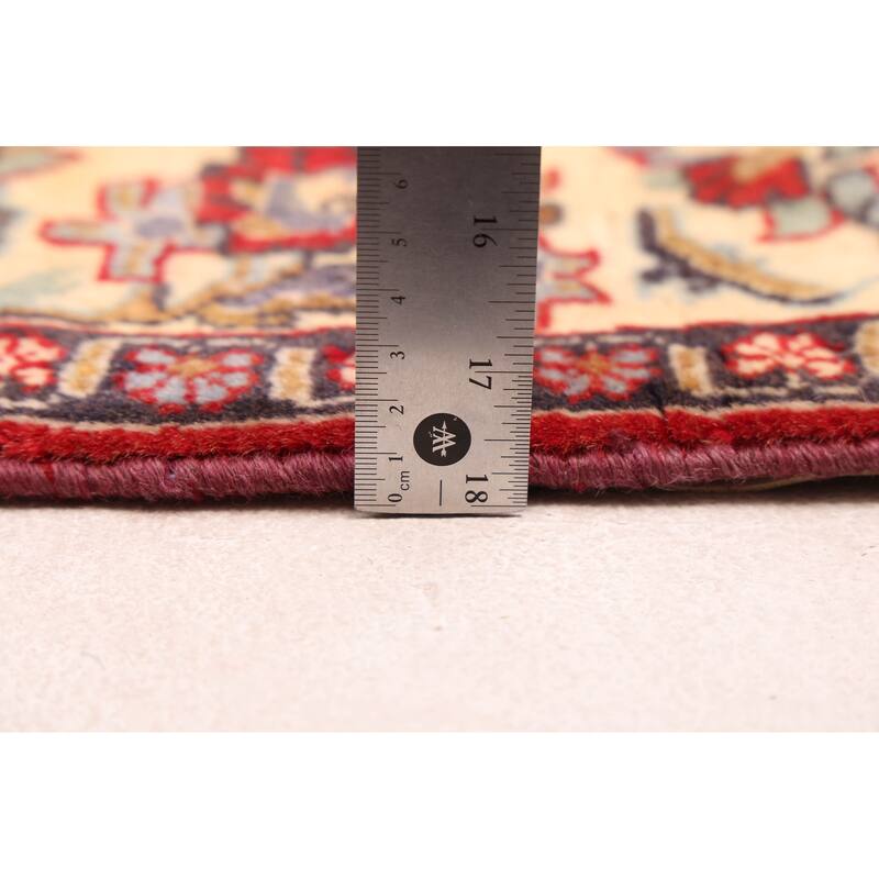 ECARPETGALLERY Hand-knotted Andelz Red Wool Rug - 4'7 x 7'0