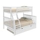 preview thumbnail 3 of 63, Max and Lily Twin over Full Bunk Bed with Trundle Bed