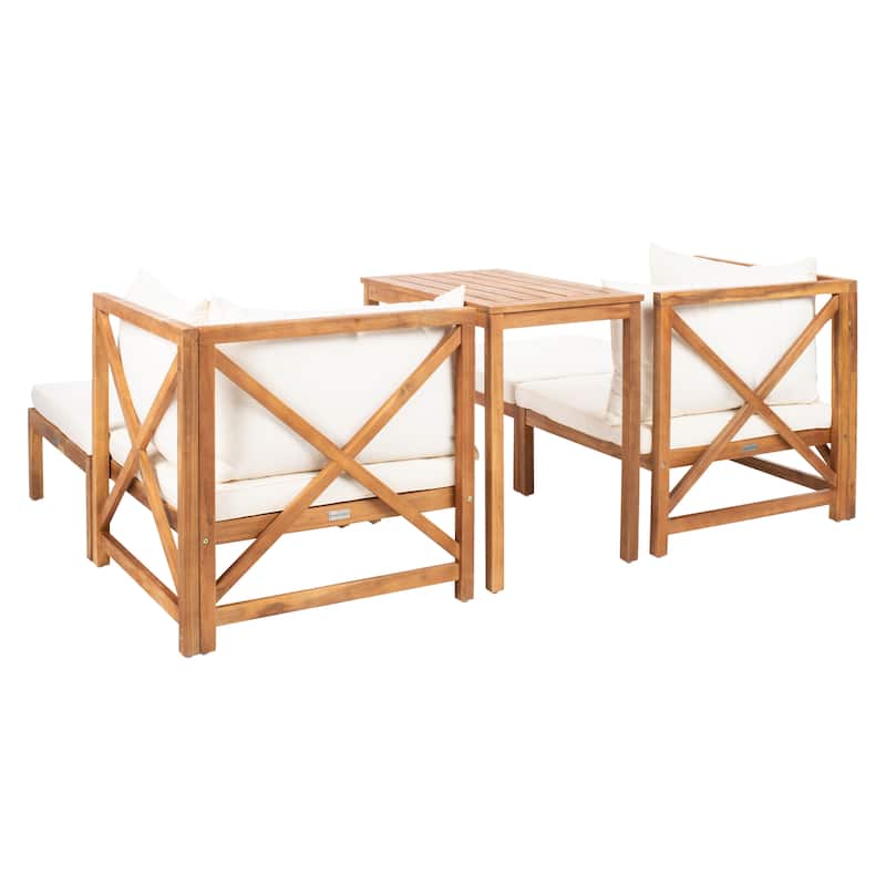SAFAVIEH Outdoor Living Ronson 5 Pc Sectional Set - 26.9 x 26.9 x 26.8