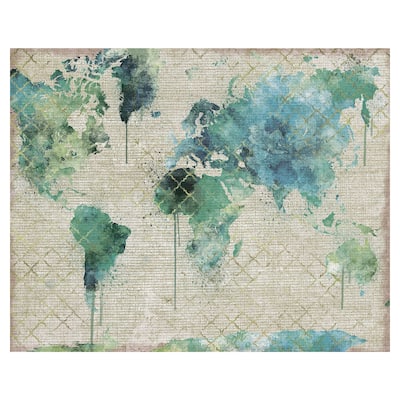 Watercolor World by Willowbrook Fine Art Canvas Art Print