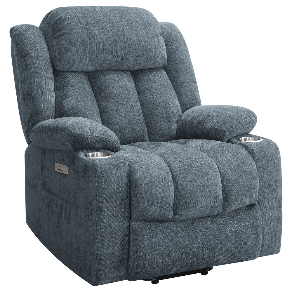 Houston Upholstered Power Lift Recliner Chair