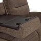 preview thumbnail 46 of 118, MCombo 64.6" Wall Hugger Power Loveseat Fabric Recliner Sofa with USB Ports