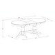 preview thumbnail 9 of 8, East West Furniture Dinette Set- an Oval Dining Table with and Linen Fabric Chairs, Linen White(Seat Type & Pieces Options)