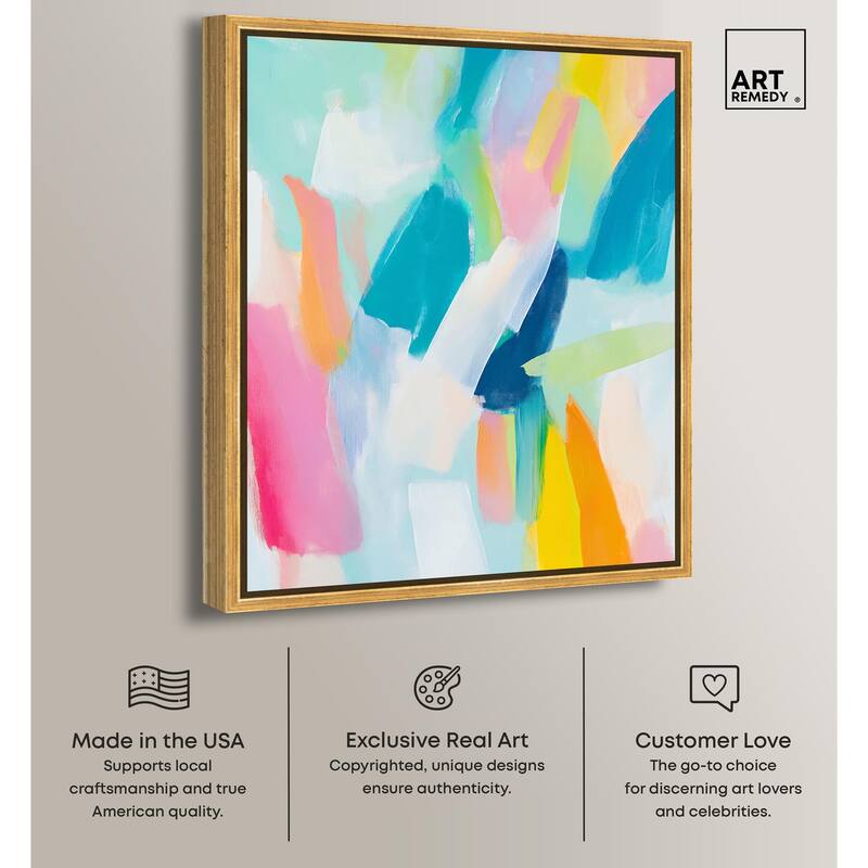 Whirlwind of Color I Canvas by Art Remedy